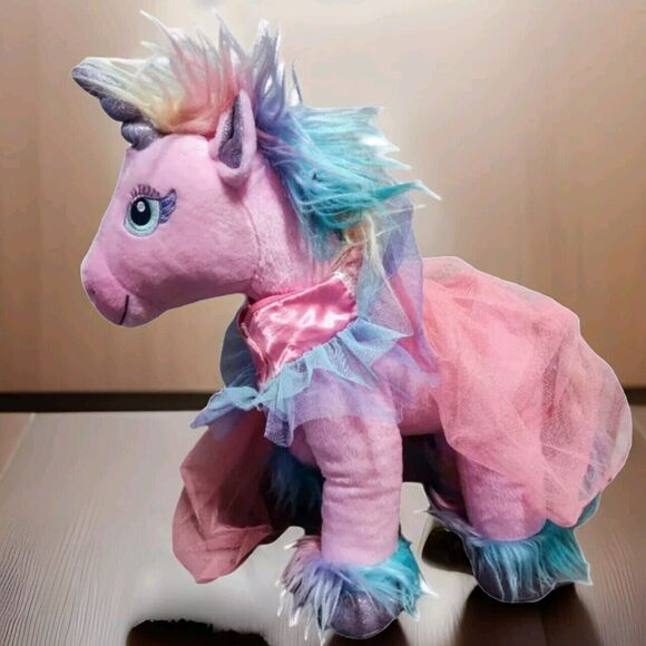 Build A Bear Purple Unicorn Beary Fairy Friends Stuffed Animal 19” Sparkle - Picture 1 of 9